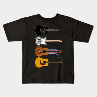 Country Guitars Kids T-Shirt